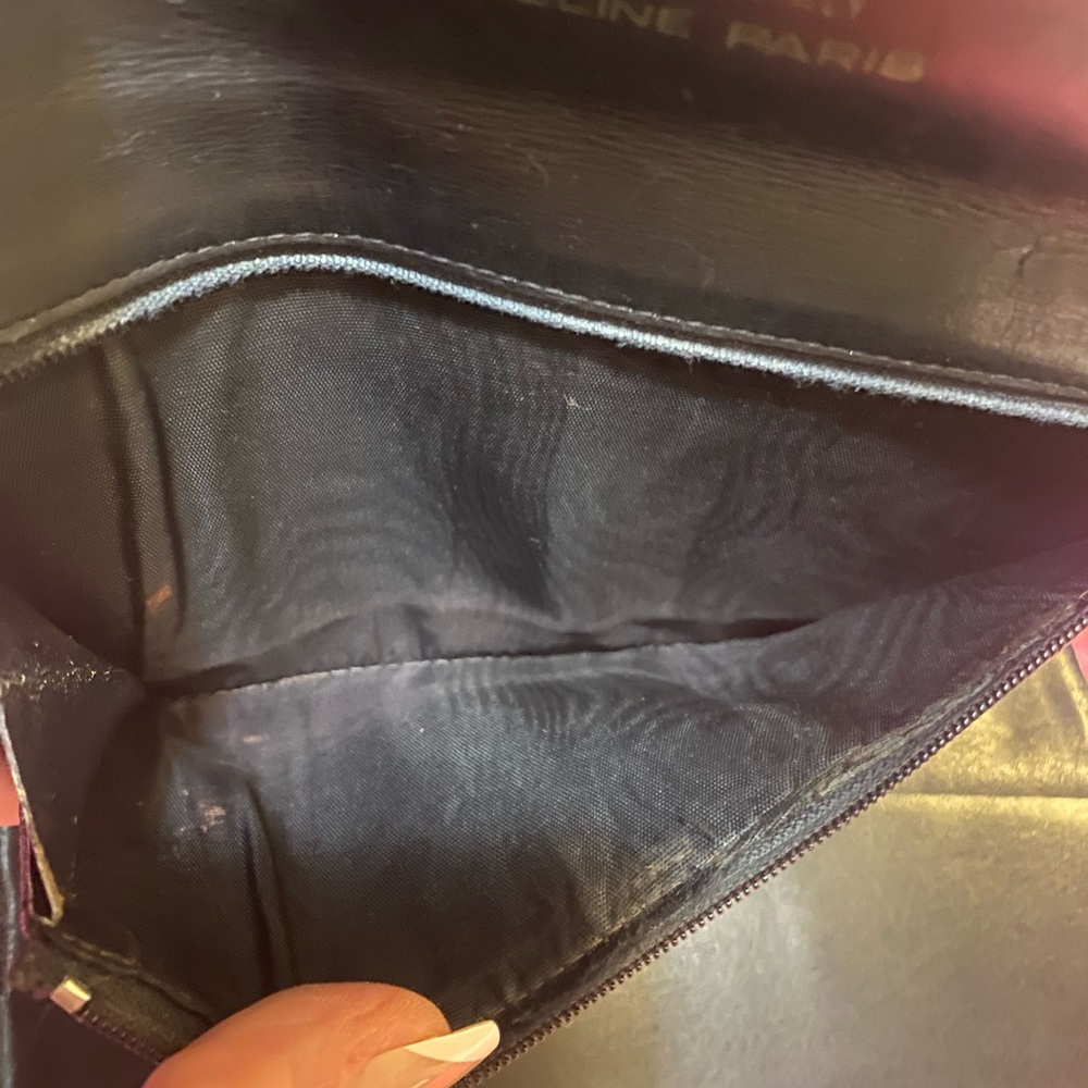 Black Vintage Celine Clutch Authentic - Picture 4 of 11